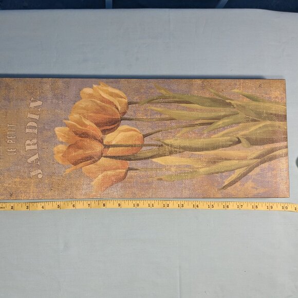 "Le Petite Jardin" Yellow Tulips Canvas Wall Art by Lisa Audit - Picture 12 of 16